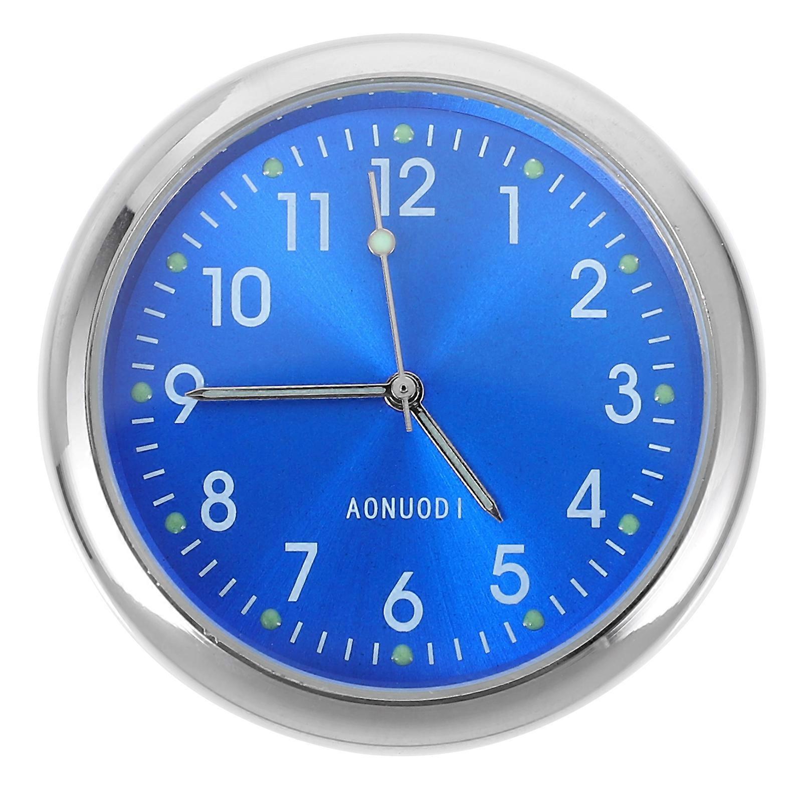 1pc Practical Car Clock Dashboard Luminous Clock Adhesive Vehicle-mounted Clock