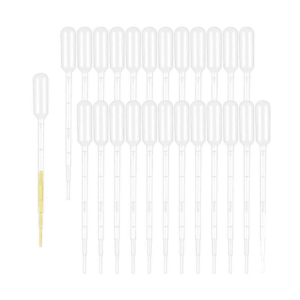 100PCS 1ML Disposable Plastic Pipettes, Clear Graduated Eye Dropper for Essential Oils, Home Use, S