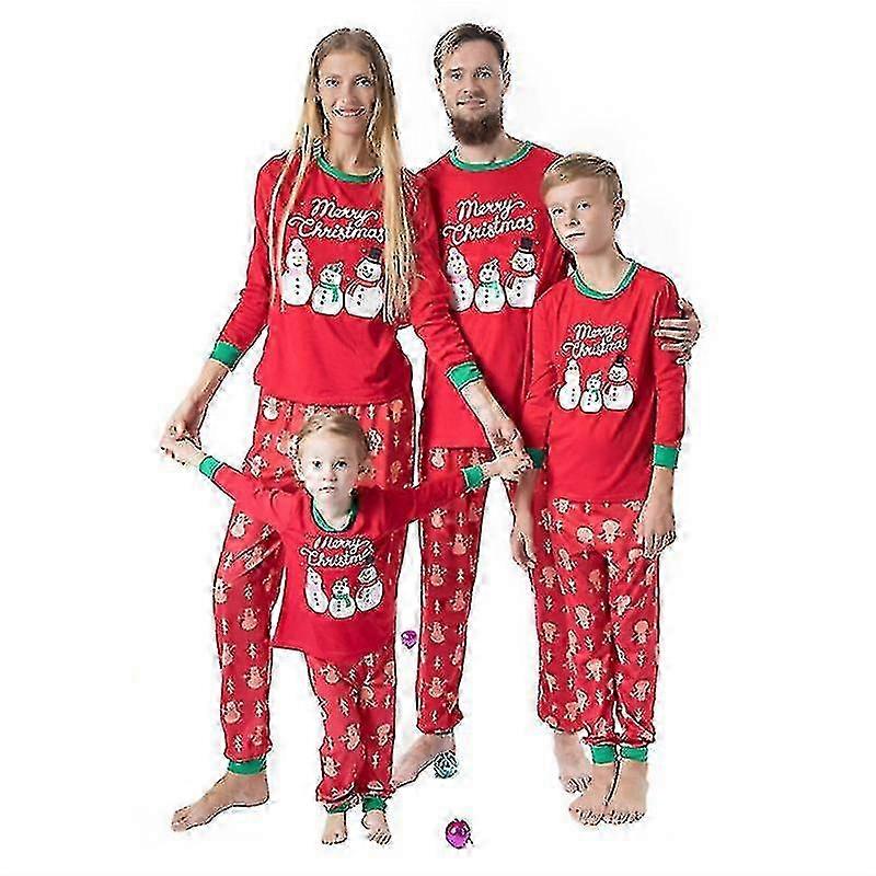 Bijpassende kerstpyjama's voor het hele gezin