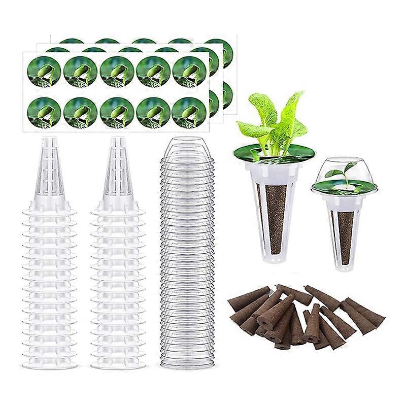 24PCS Seed Plant Growing Kits Pod Kit For Aerogarden, Hydroponics Anything Kit Garden Seed Starting System Indoor Hydroponics Supplies