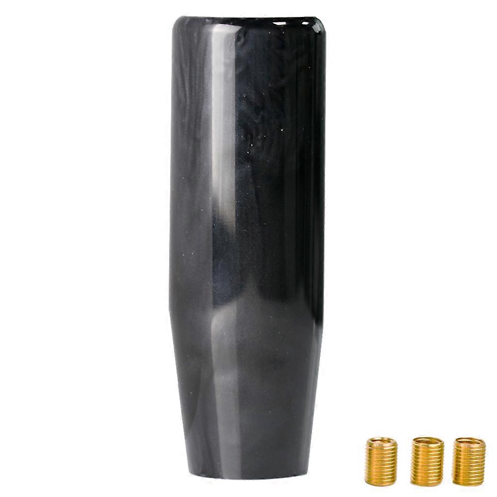 Universal 12CM JDM Marble Style Gear Stick Shift Knob Manual Shifter Lever Head-Black