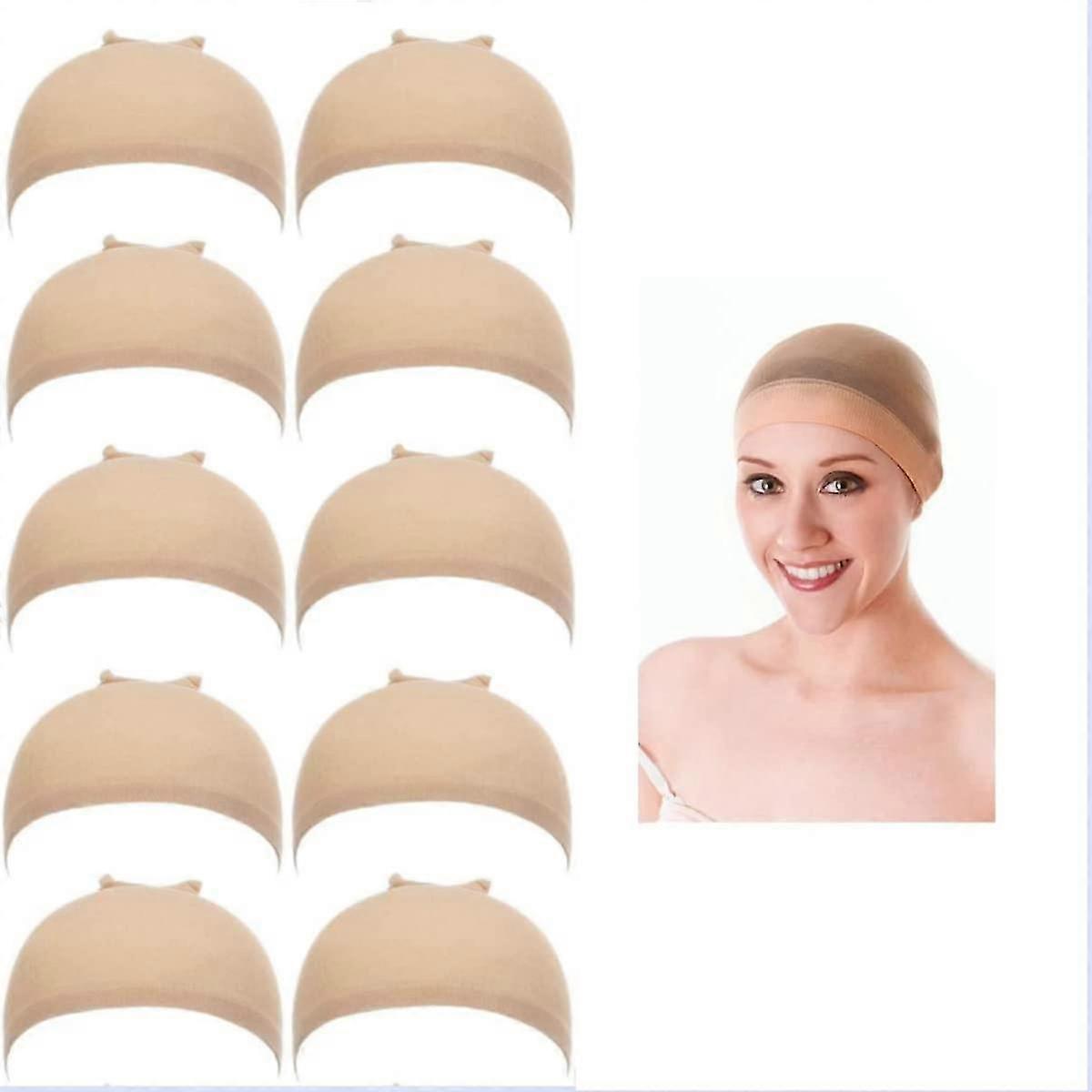 10 Pieces Wig Caps For Women Hd Wig Cap For Lace Front Wig Bald Cap For Wigs Stocking Caps For Wigs