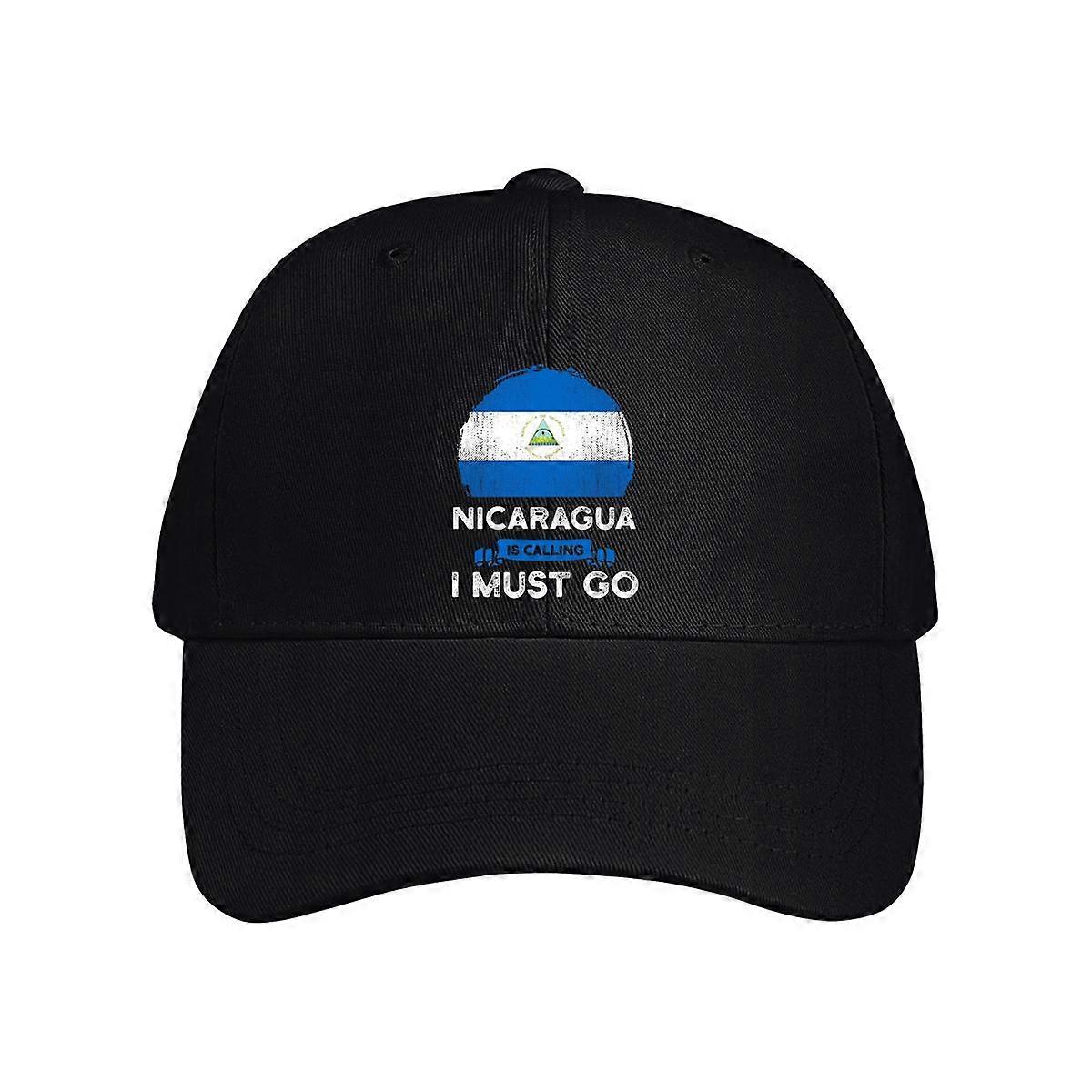 Nicaragua Is Calling I Must Go Baseball Cap