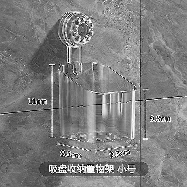 אביזר אמבטיה מתלה אחסון יניקה סל ארגון מחורר המותקן על הקיר שולחן כביסה מברשת שיניים משחת שיניים קופסת אחסון
