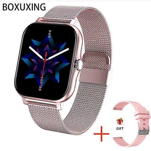 Für Android-Handy Reloj Intente Mujer Custom Dial Smartwatch Erwachsene 1,69 '' Bluetooth-Anruf 2023 Smartwatch Erwachsene +BoxFo