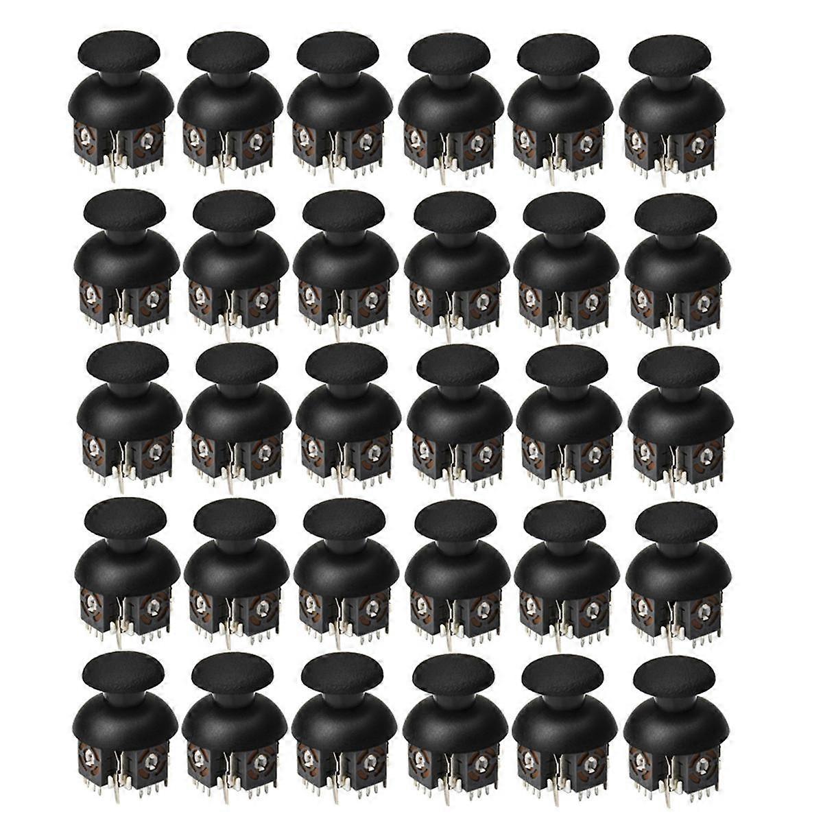 30PCS 3D Joystick Potentiometer+Joystick Cap for PS2/ Game Controller 3D Analog Joystick B10K for