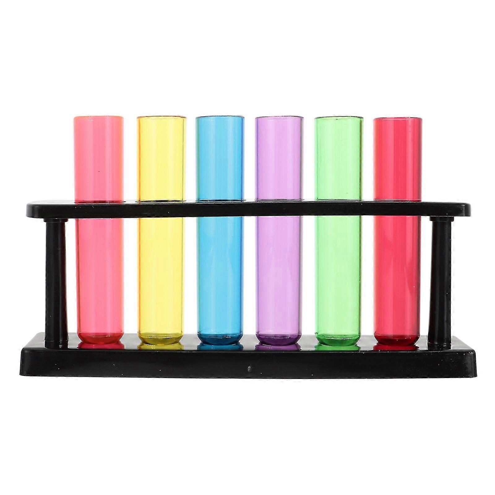 1 Set Plastic Test Tubes Transparent Test Tubes Practical Test Tubes For Science