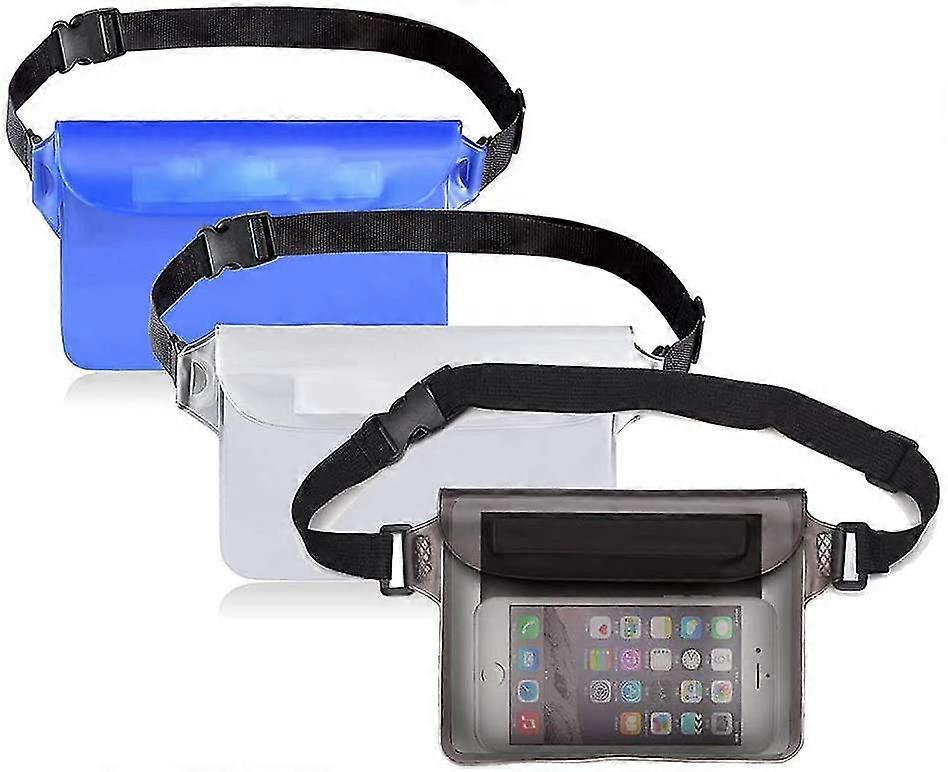 Bolsa impermeable con correa ajustable, bolsa seca para nadar, bolsa de cinturón impermeable
