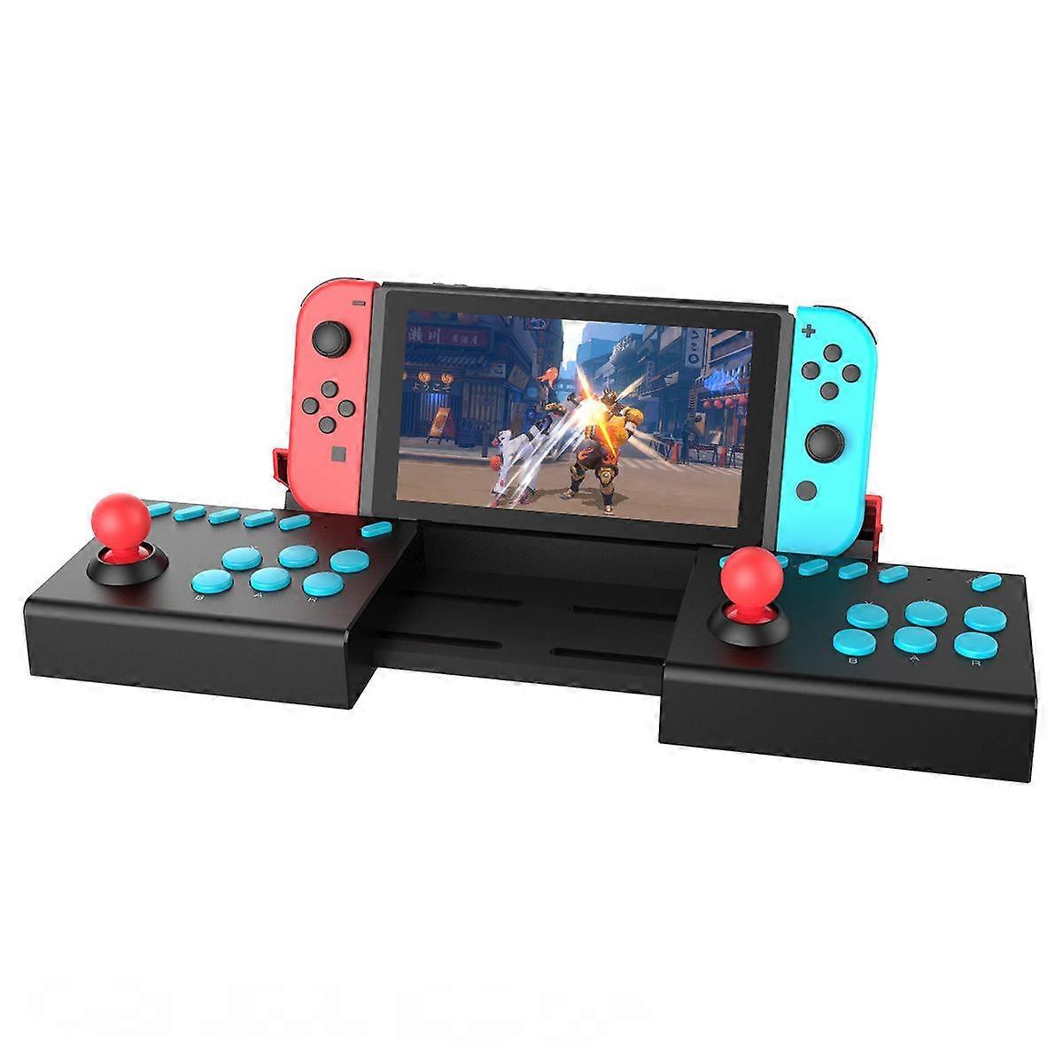 XYC N-Switch Host Dual Joystick Game Console, Arcade Joystick Gamepad Controller Compatible with N-Switch & Switch Lite, Plug and Play (Such as Mario 