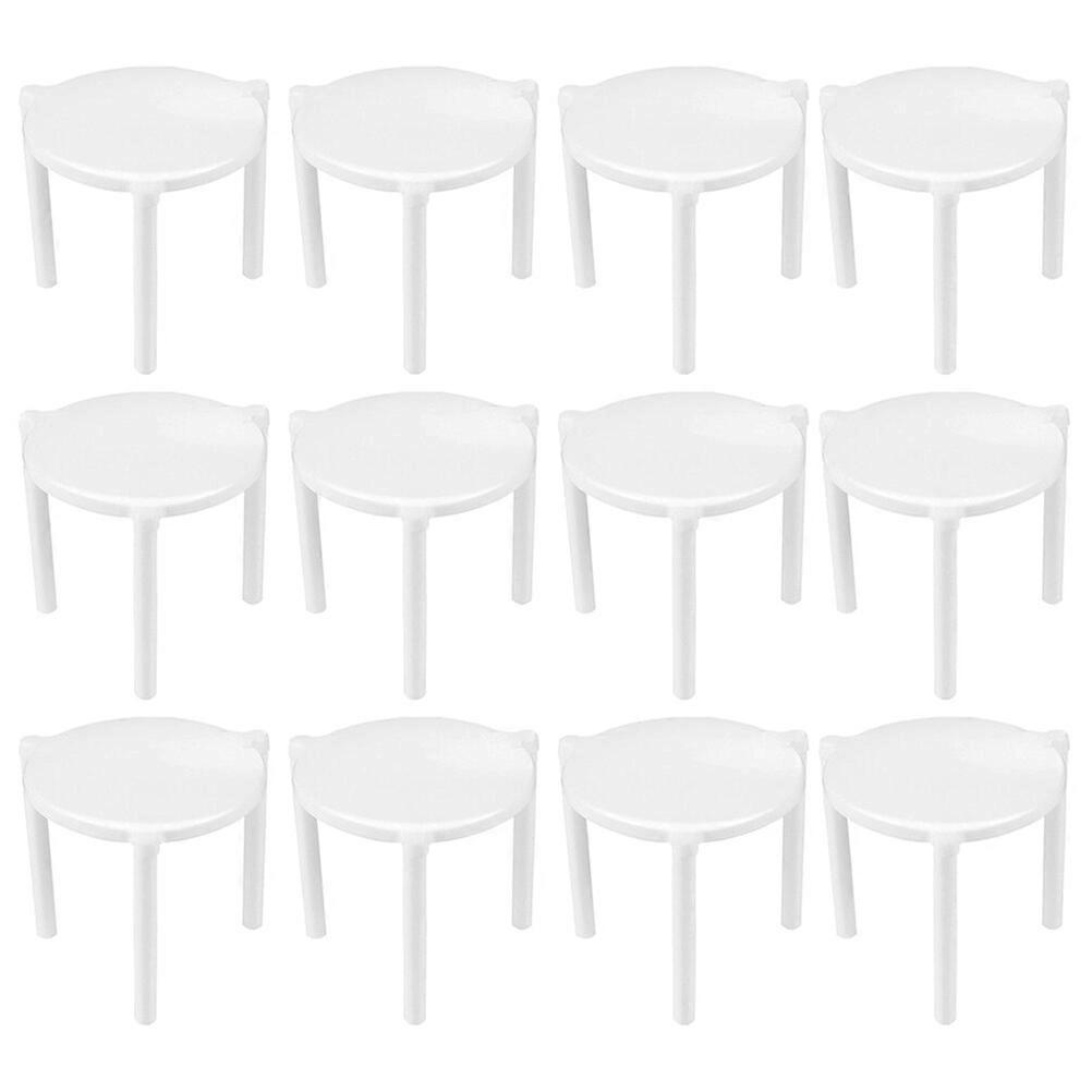 300Pcs Pizza Saver Stand White Plastic Tripod Stack Fixing Rack Pizza Holder