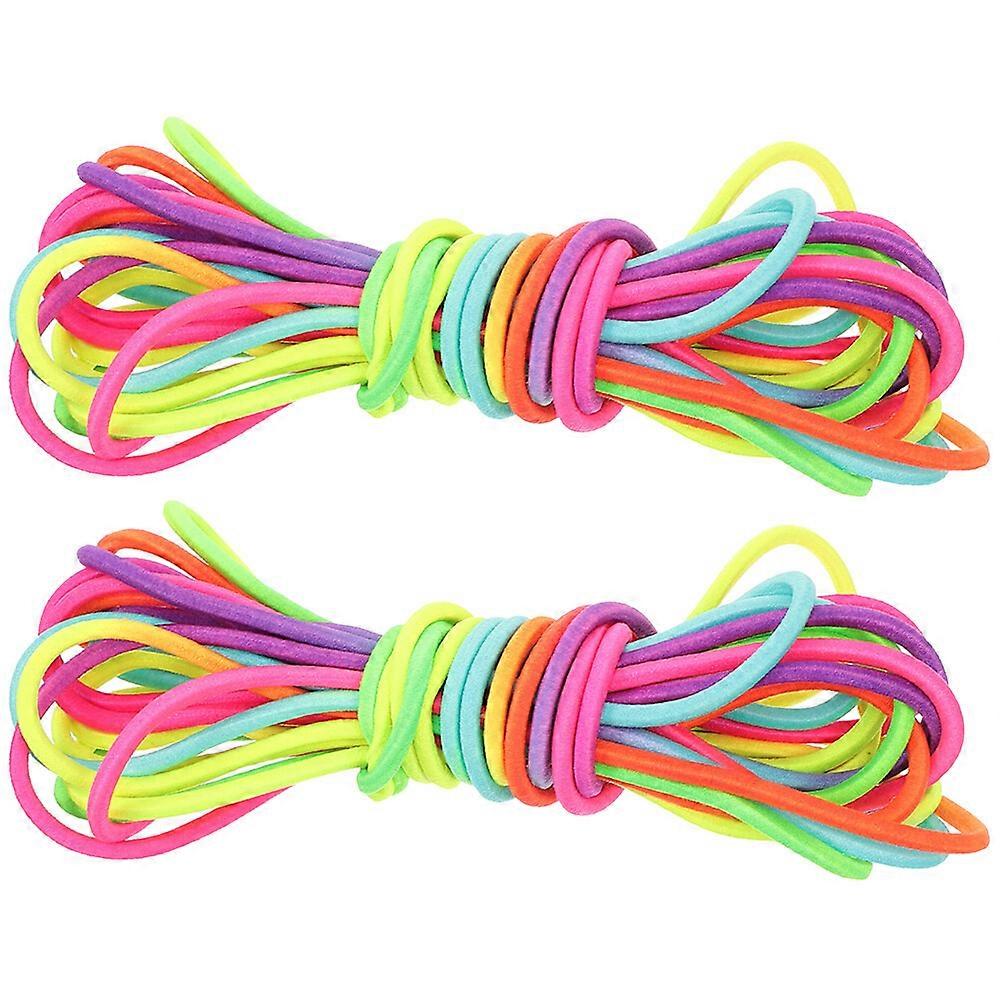 2Pcs Skipping Jump Rope Fitness Exercise Skip Rope Jump Rope Reusable Jumping Rope for Children