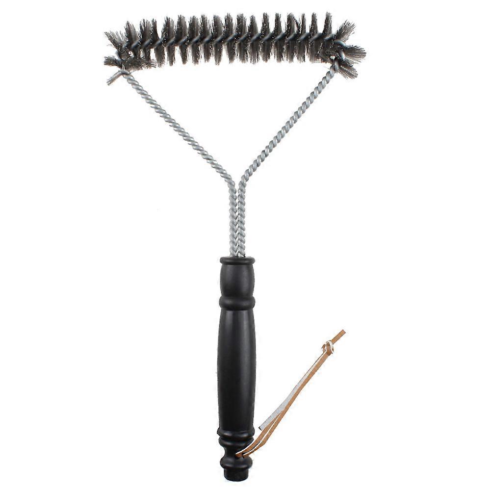 12 Inch BBQ Wire Grill Brush Triangular Stainless Steel Practical Cleaning Tool