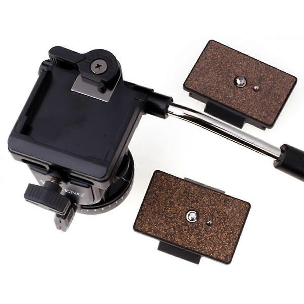 YUNTENG 950 hydraulic head suitable for professional DV camera SLR fine-tuning damping tripod head with 2 quick mounting plates