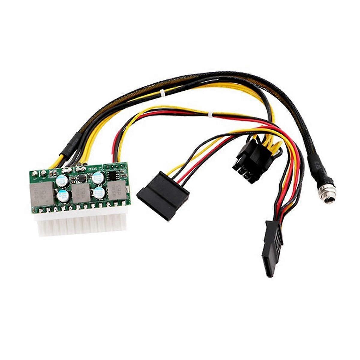 DC-ATX 120W 24-pinners strømforsyningsmodulbryter Pico PSU Auto Mini ITX Høy DC-ATX strømmodul ITX
