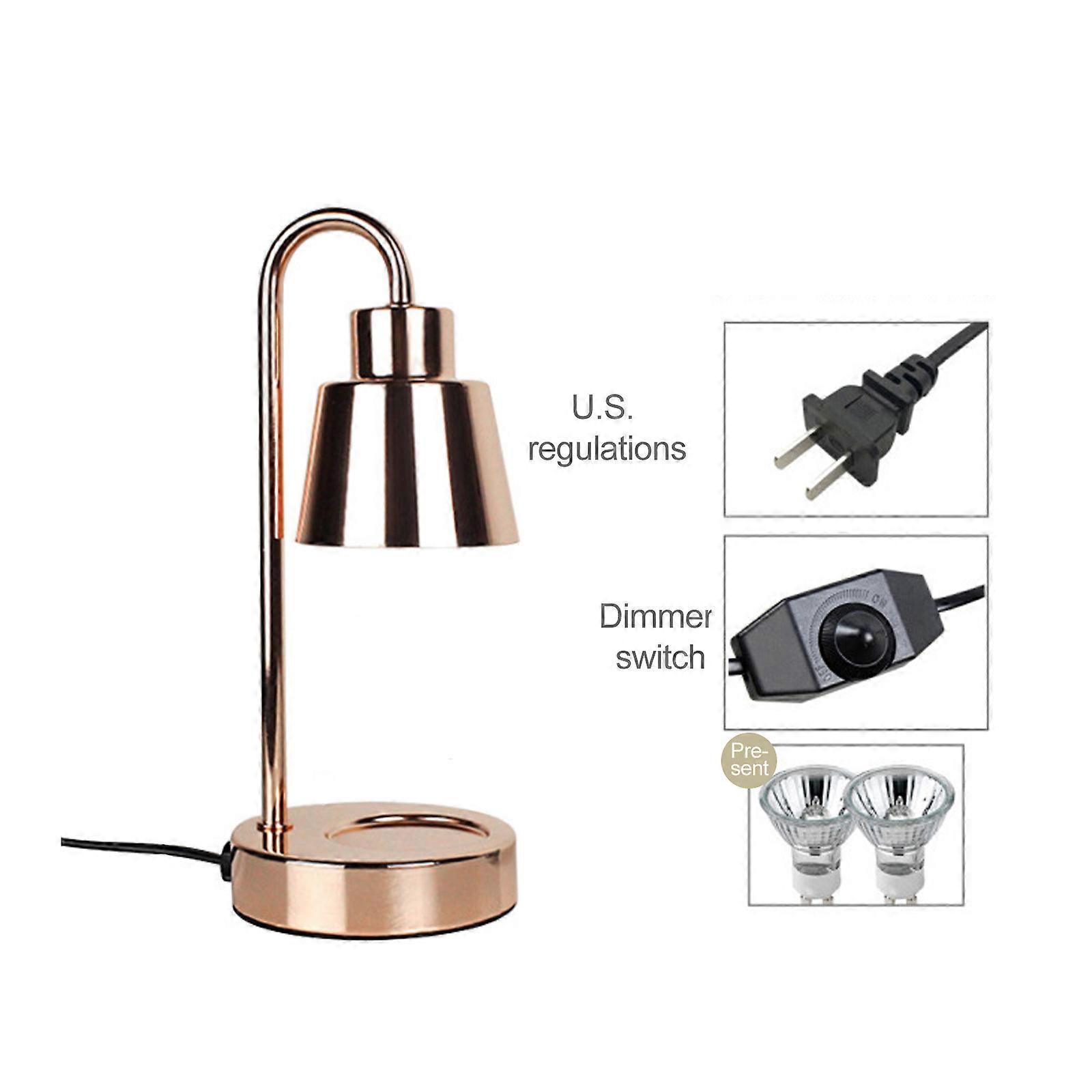 Aromaterapi smeltevokslampe Dimmbar nattlys bordlysvarmerlampe