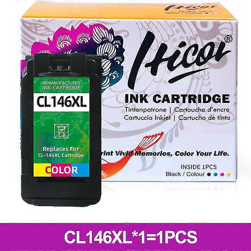 high quality146xl Color Remanufactured Color Ink Cartridge Replacement For Canon Cl146xl For Pixma Ip2810 Mg2410 Mg2910