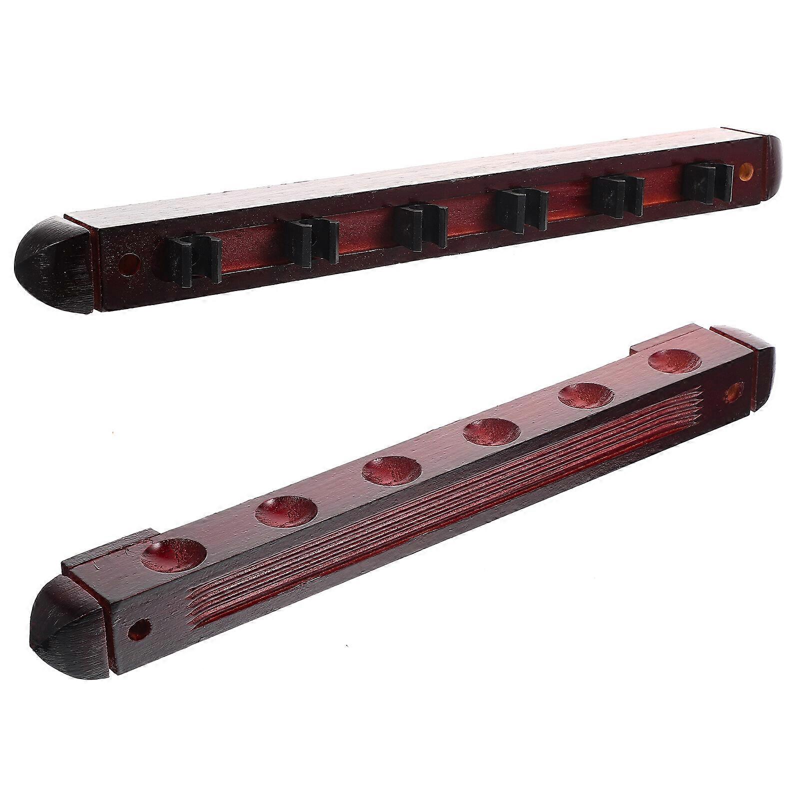 1 Set von Billard Queue Rack Dekorative Queue Halter Multi-Loch Pol Rack Sammlung Queue Stehen