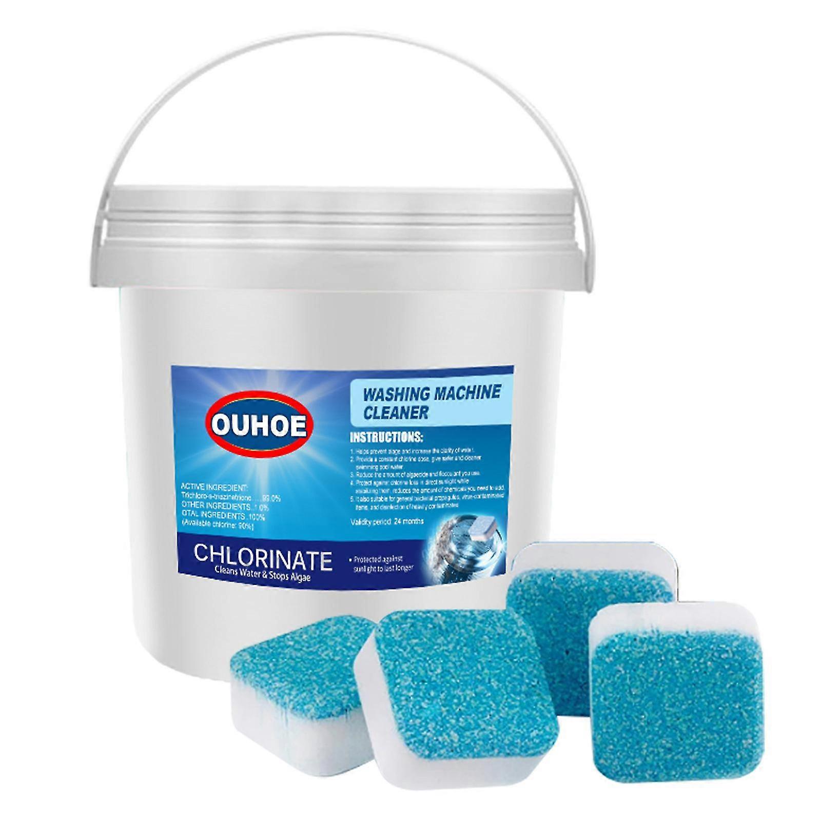 10pcs Washing Machine Cleaning Soaking Tablets De-scaling Stains Deodorizing Cleaner