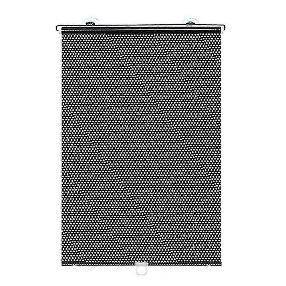 Retractable Windshield Sun Shade Blackout With Suction Cups