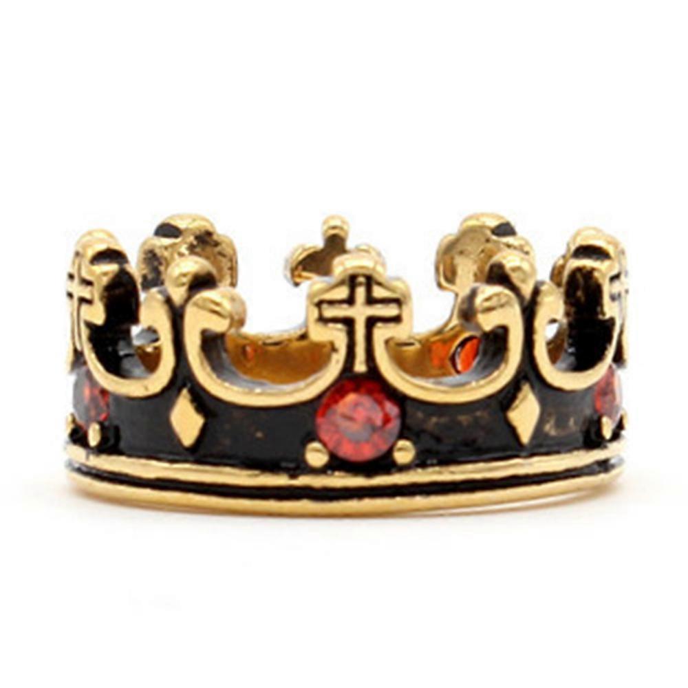Royal King Knight Crown Ring compatible with men