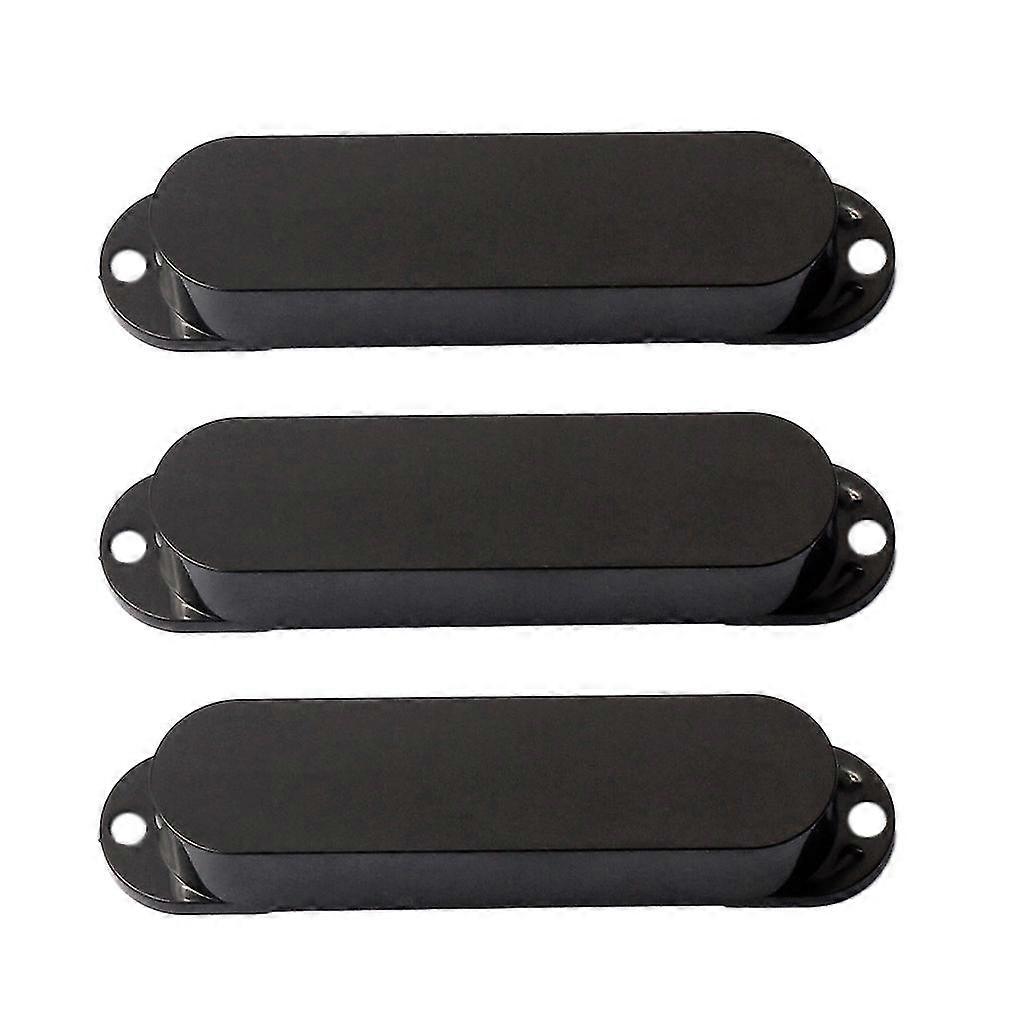 Black St Closed Single Coil Pickup Cover Sealed Pickup Covers