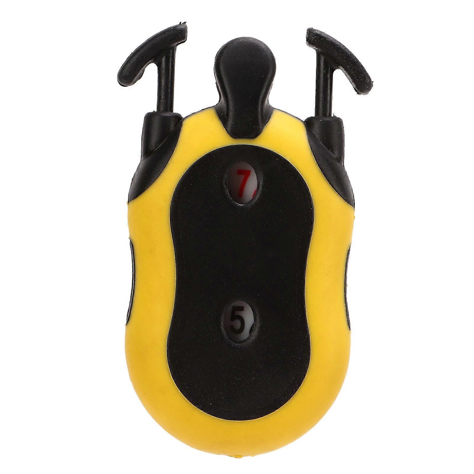 Golf Scorer Plastic Dual Digits Squared Portable Golf Score Counter with Key Chain for Practicing