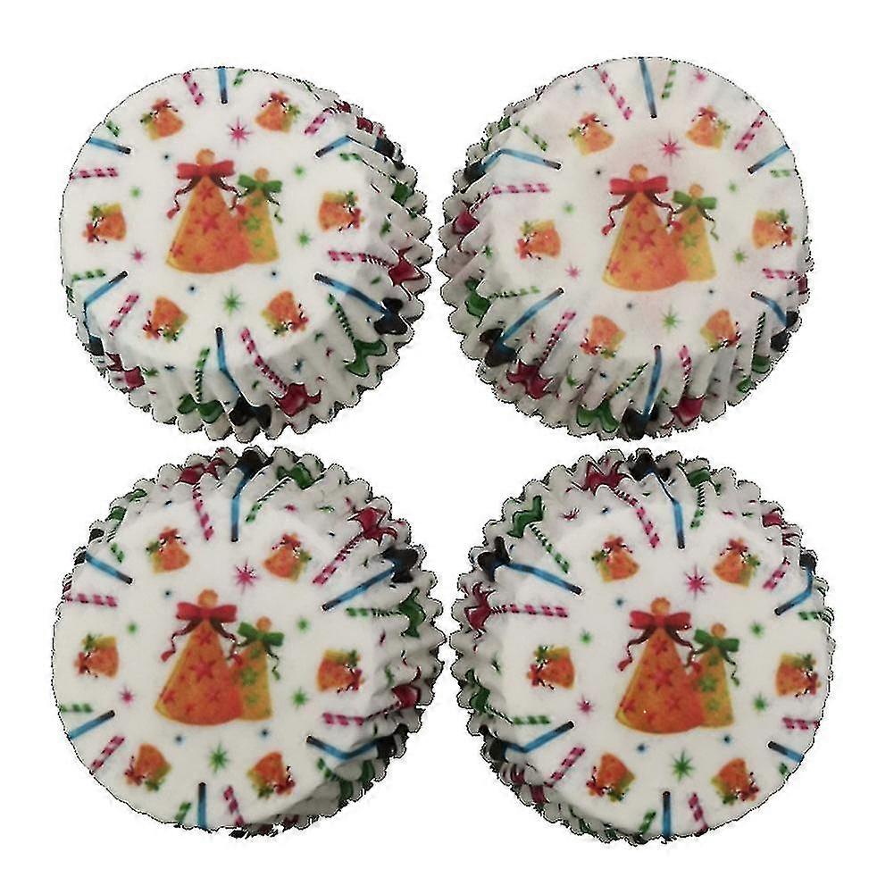 100 Pcs Cake Paper Cup Case Cupcake Liner Baking Muffin Box Tray Decorating