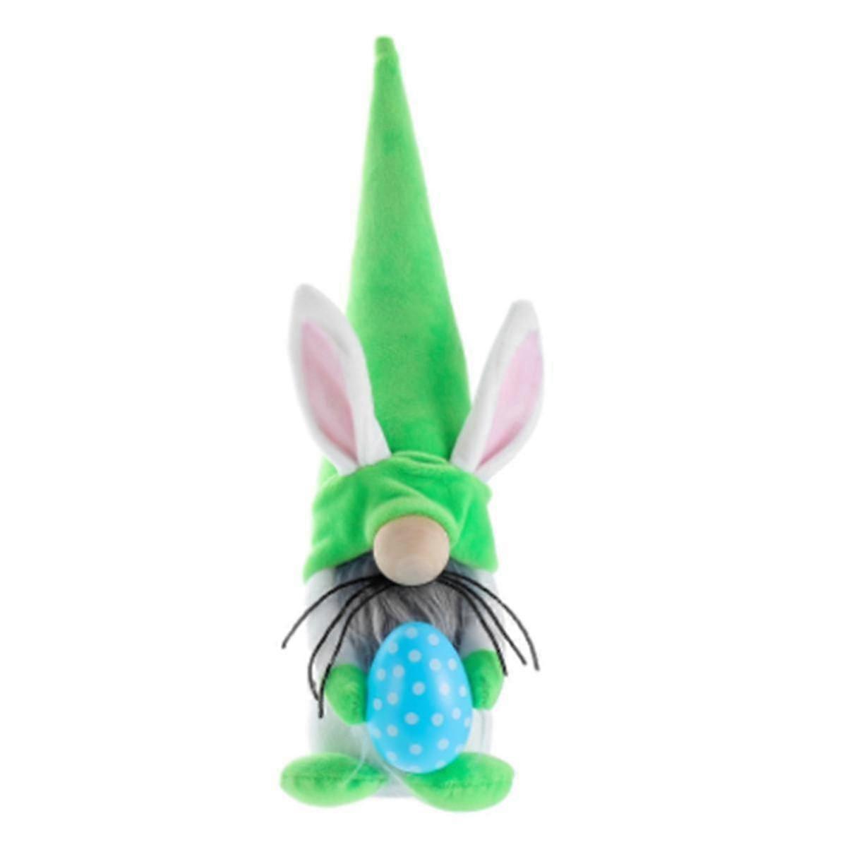Easter Rabbit Ear Faceless Gnome Dwarf Dolls Happy Easter Decoration Easter Egg Bunny ,green