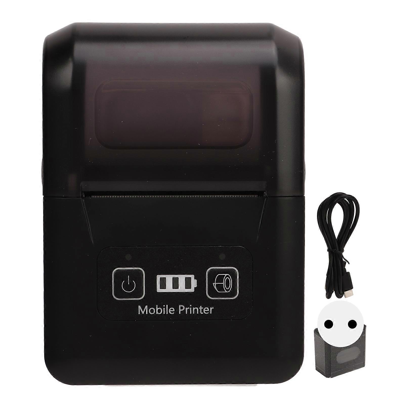 Inkless Label Maker Handheld Mini Wireless Thermal Desktop Label Printer 100 to 240V EU Plug