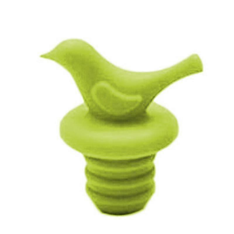 زجاجة سدادة قبعات زجاجة النبيذ سدادة الأسرة أدوات الحفاظ على شريط سيليكون تصميم الطيور الإبداعية آمنة وصحية