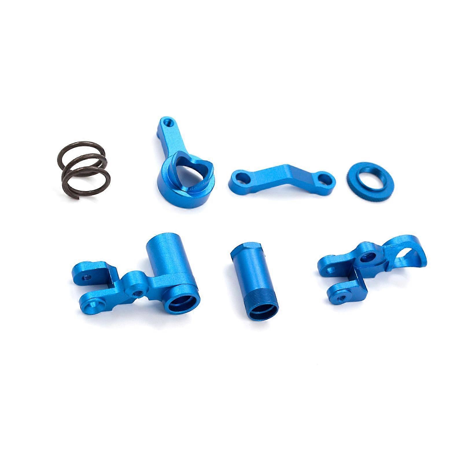 Steering Bellcranks And Servo Saver Set With Bearings Aluminum Alloy Replacements For Traxxas 1/10 Slash Xo-1 Rustler Stampede Rc Car Replace 6845x