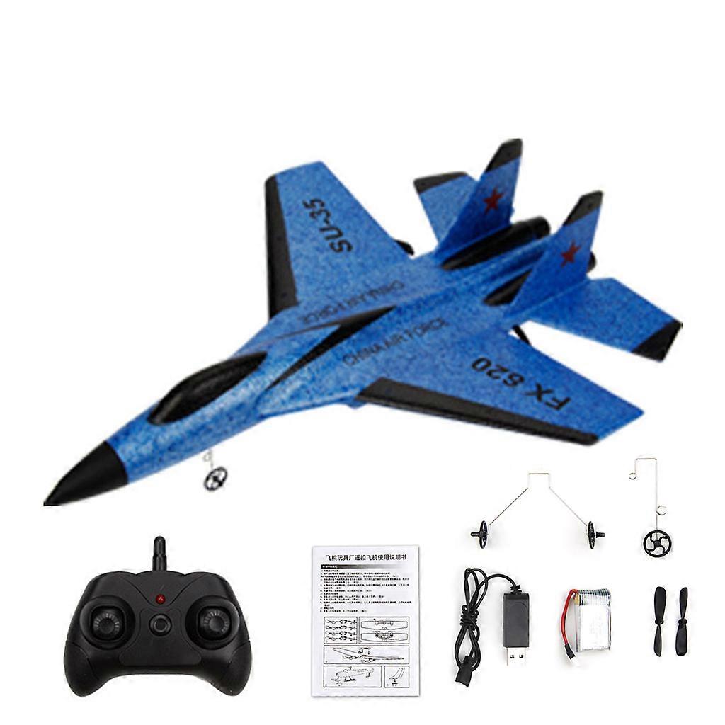 R/C Airplane Remote Control Fighter for Boys Stunt Flip SU35 Aircraft Fighter with Light Weight Foam Body for Beginner Yellow