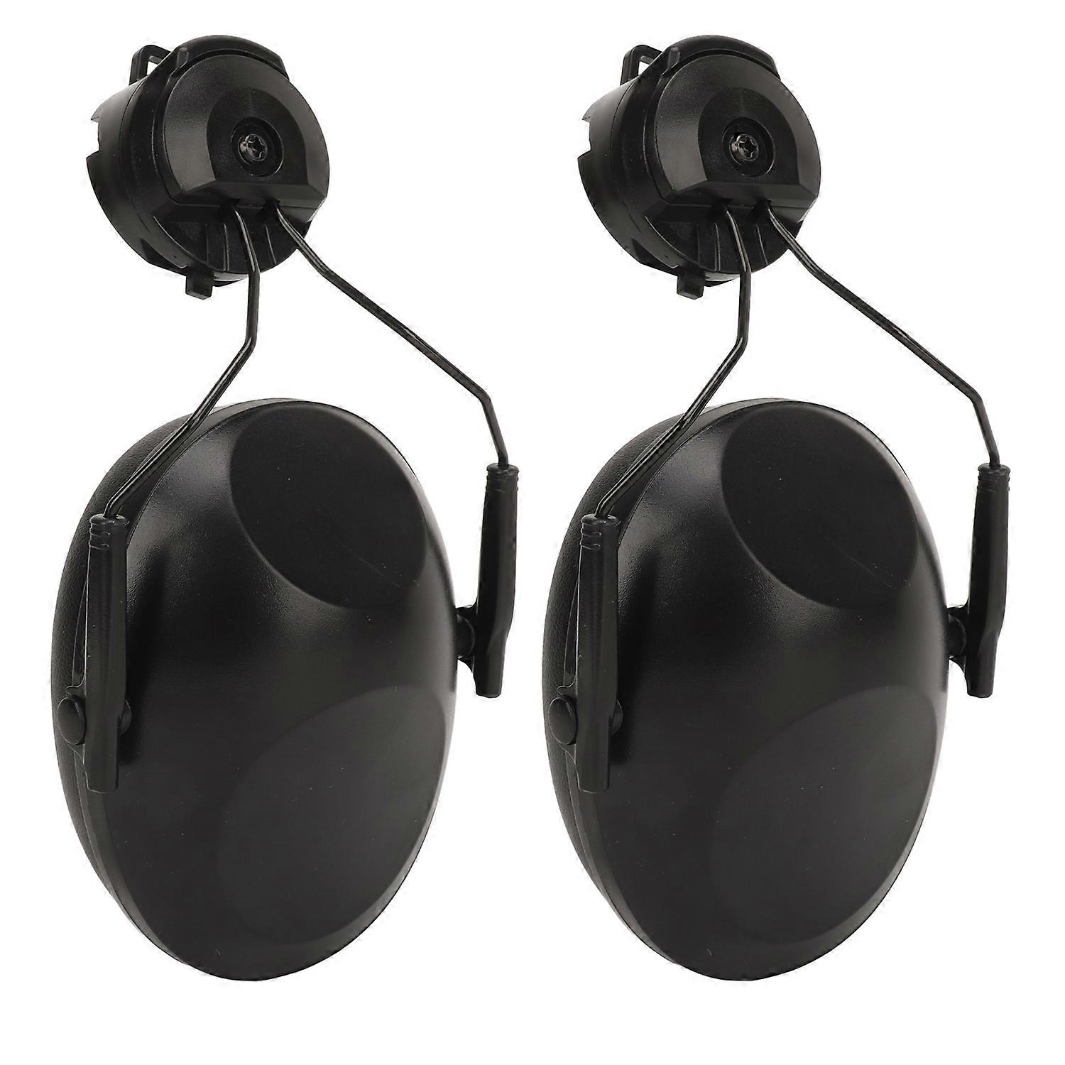 1 Pair Helmet Attachable Ear Muff Noise Canceling Soft Comfortable Ear Protection Sound Blocking Ear