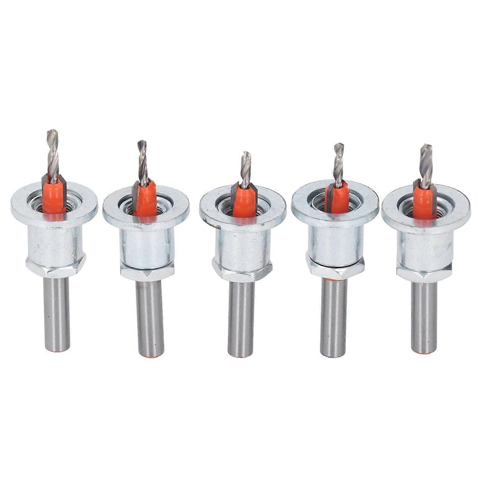 countersink drill bit combo adjustable countersink bit 5Pcs Countersink Drill