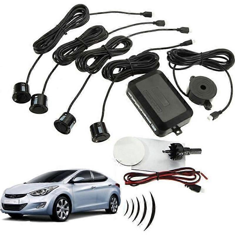 TEMPSA Car Reverse Parking Sensor Kit 4 Parking Sensors