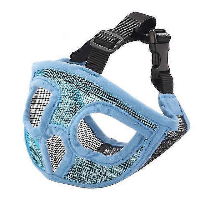 Pet Adjustable Mask Short Snout Dog Muzzle Breathable Mesh Flat Faced Muzzle for French Bulldog Shih Tzu and Pug Dog accessories