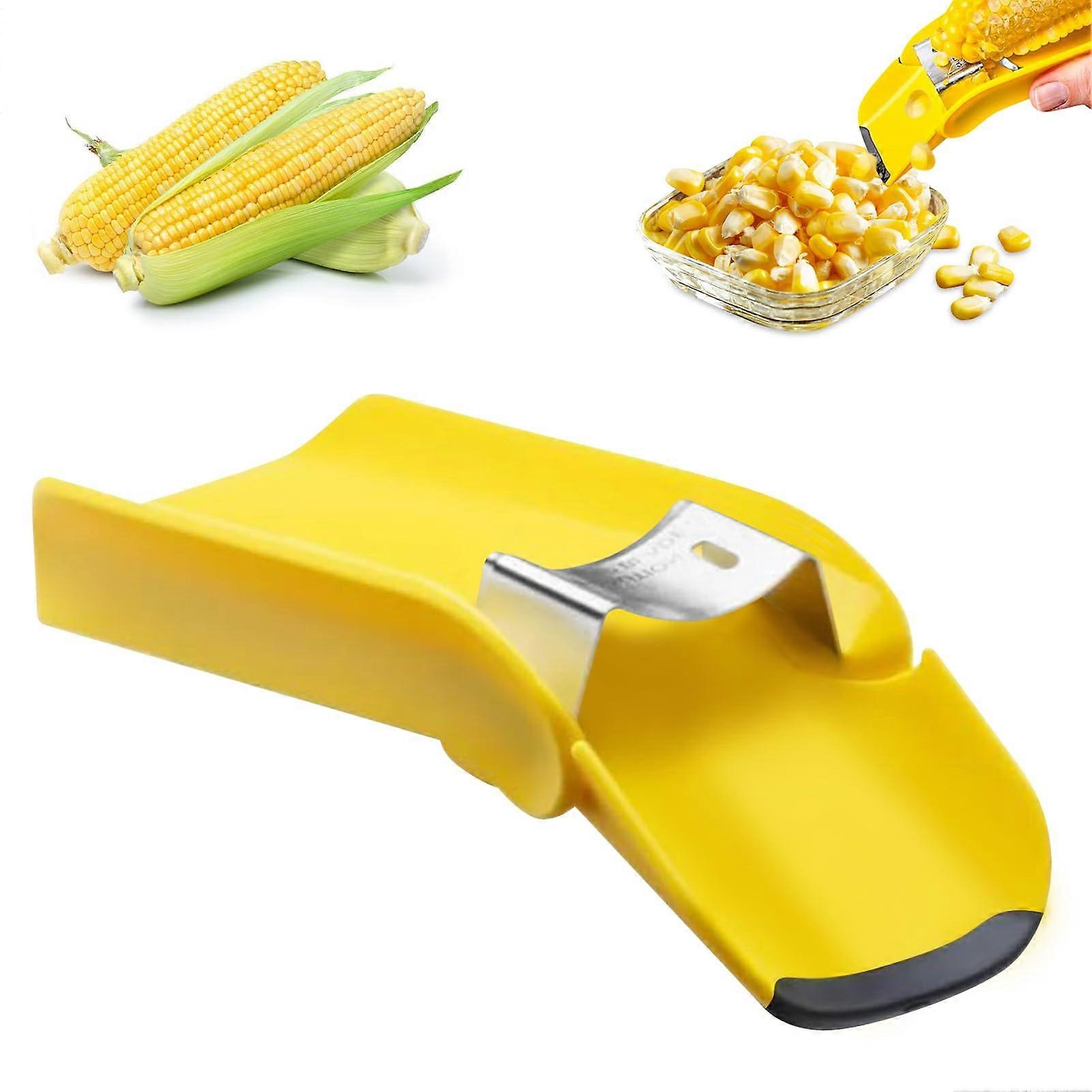 Stainless Steel Corn Cob Stripper with Hand Protection, Ergonomic Design, Durable Construction, Easy to Use