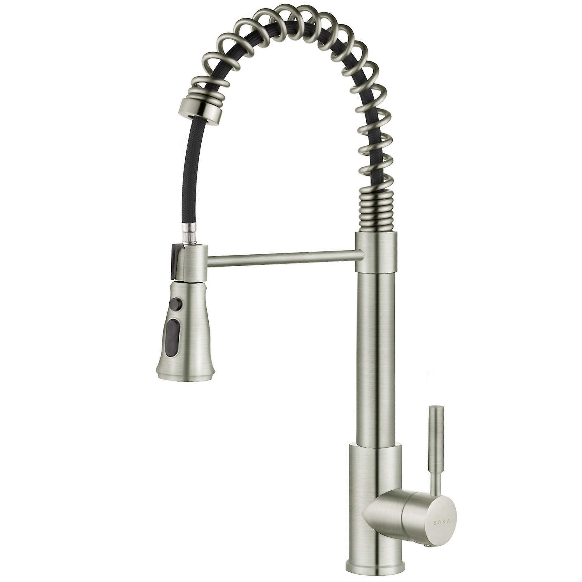 Single Handle Kitchen Pull Down Faucet with Sprayer for 1 & 3 Hole