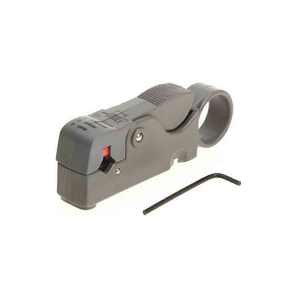 Rotary Coax Coaxial Cable Stripper Cutter Tool for RG58, RG6, RG59 Quad Dual Wire