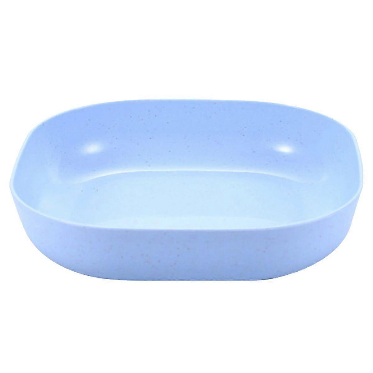 Square Plastic Tray for Camping, Pasta, or Fruit Serving, Suitable for Kids