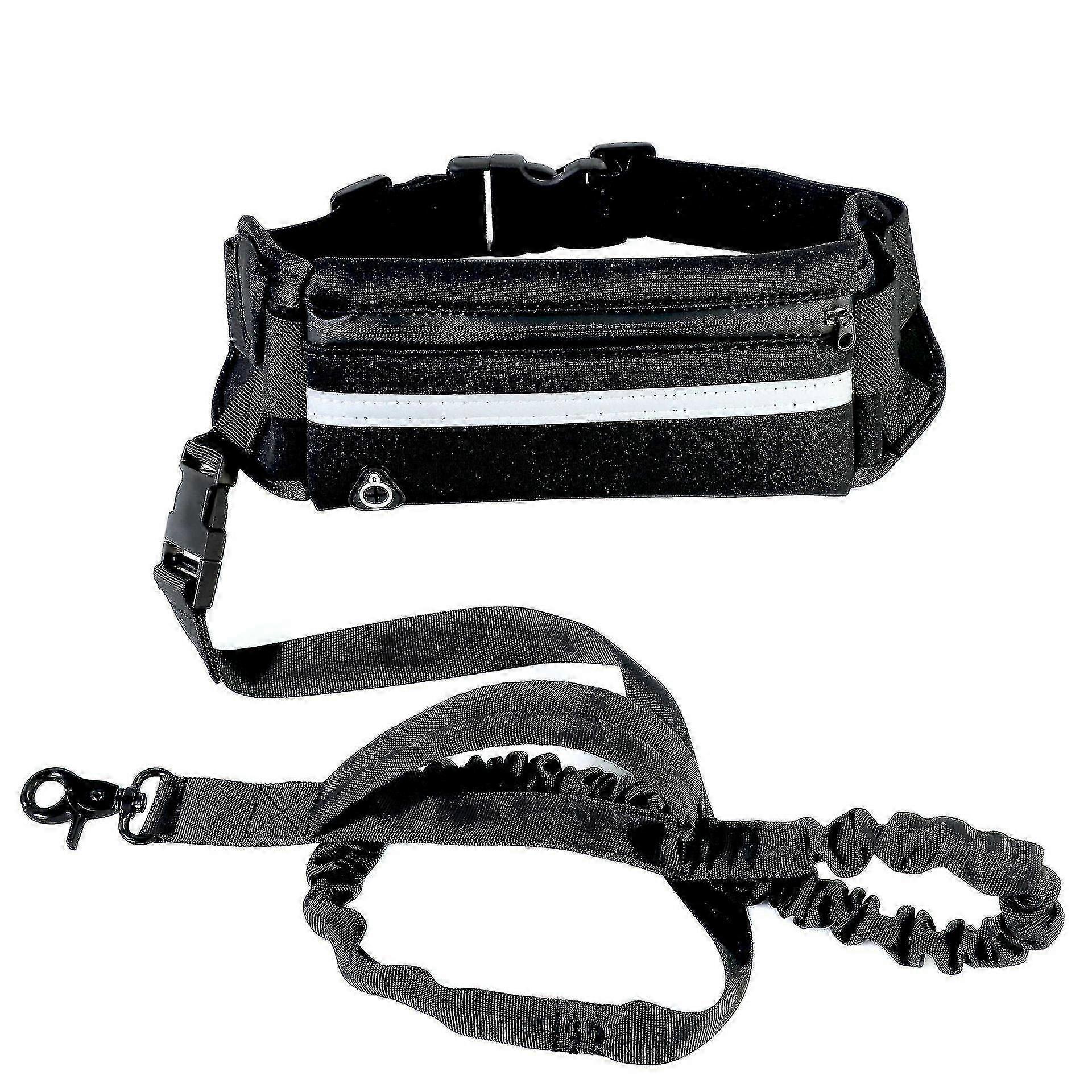 Ceinture de chien mains libres Piste de marche ajustable avec dos large