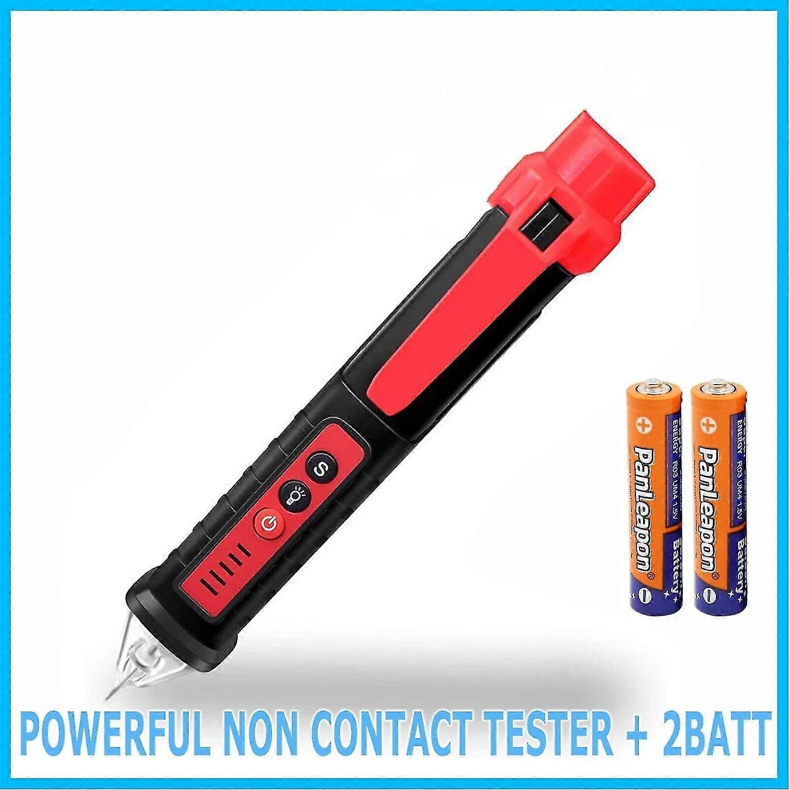 Voltage Electric Tester Volt Detector Test Pen Non-Contact Sensor AC DC 12-1000V