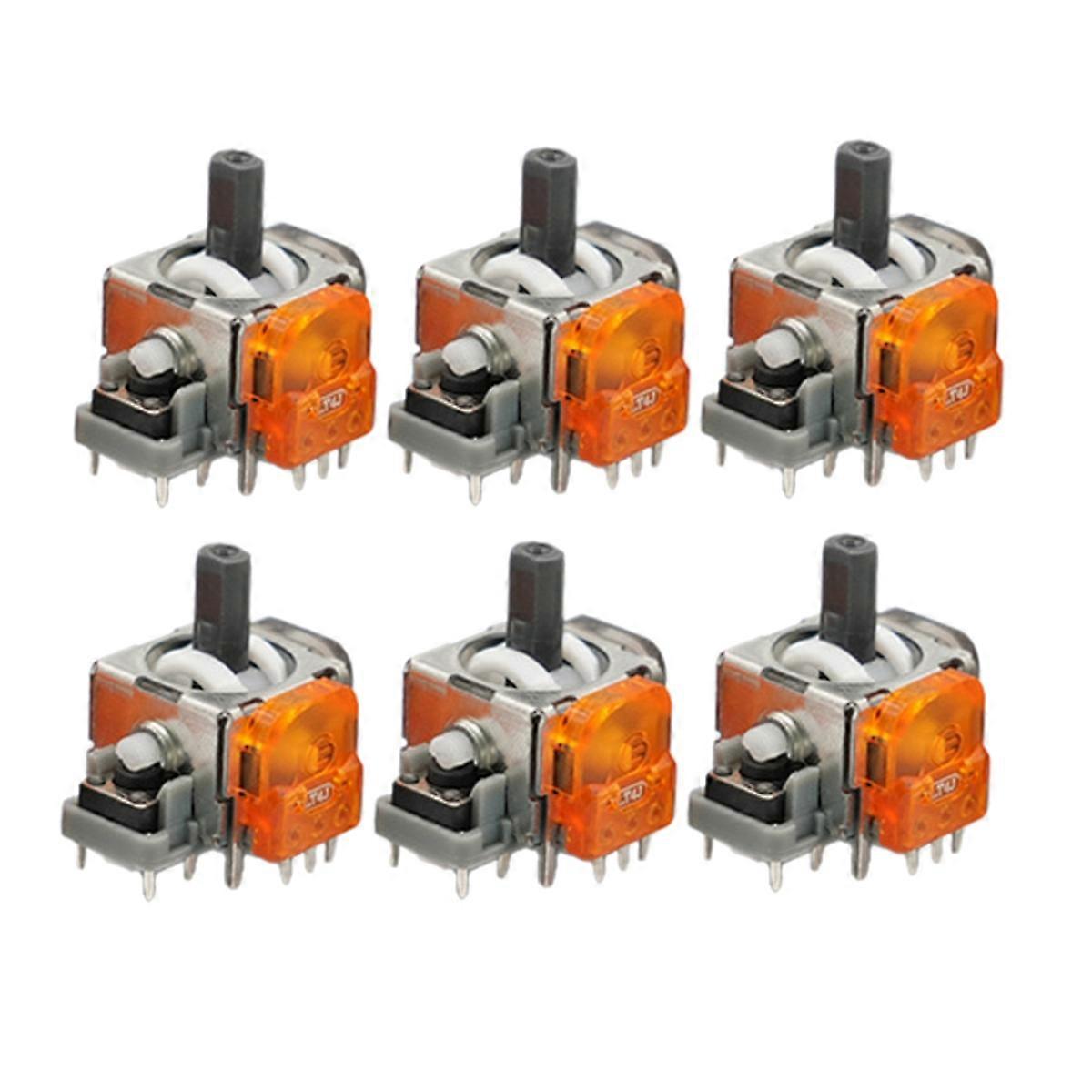6PCS TMR Electromagnetic Joystick for /X Gamepad TMR Joystick 3D Analog Thumb Stick Controller