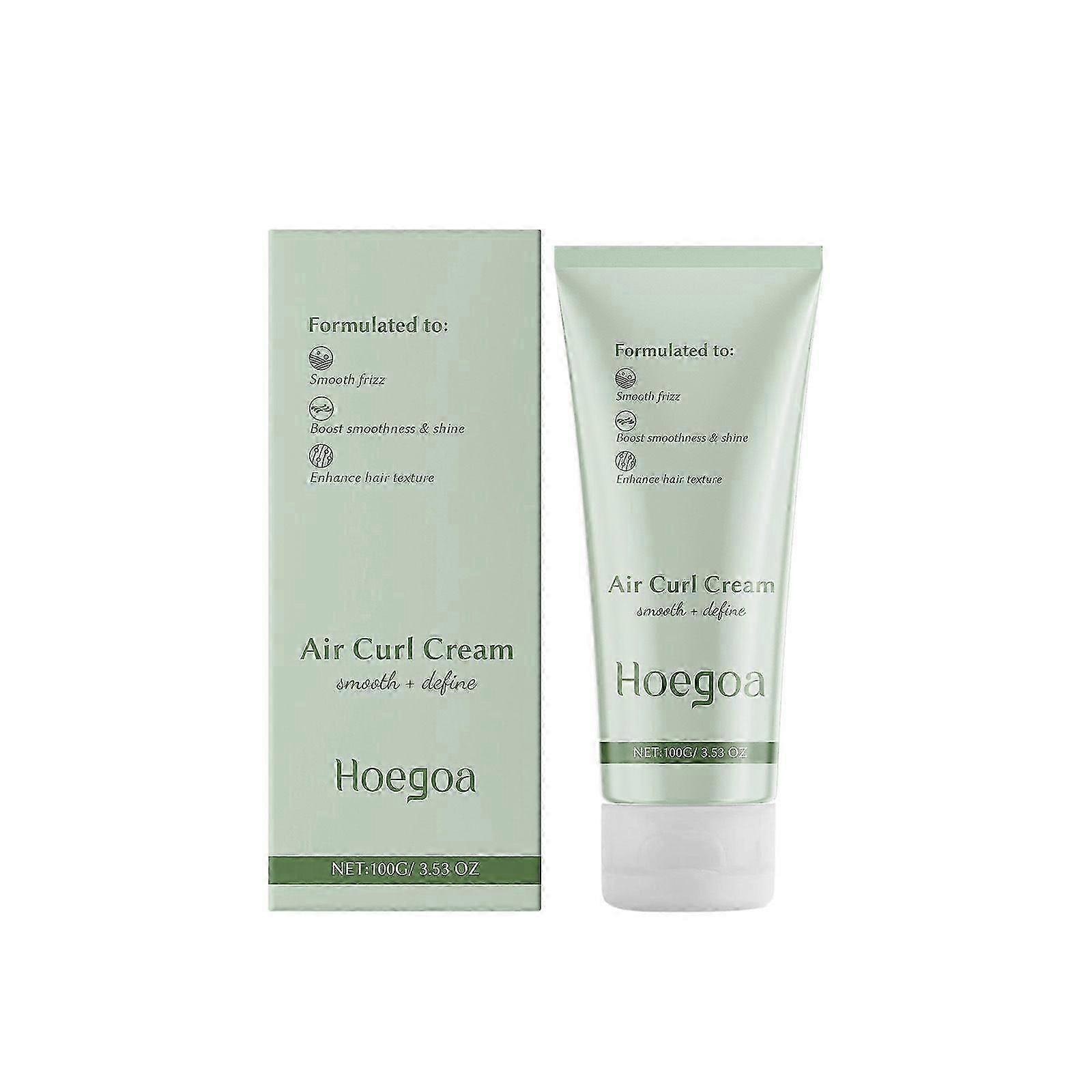 Air Dry Styling Cream, Air Curl Styling Cream for Natural Hair Texture, Smooths Frizz & Defines Curls