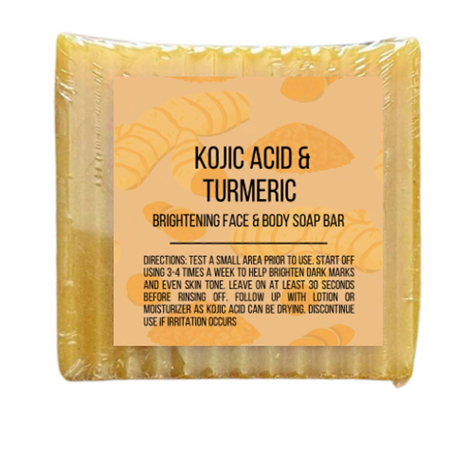 Turmeric Soap With Kojic Lemon Turmeric Soap With Ginger Particles Soap 100g