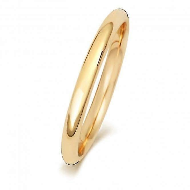 Wedding Band 18K Trad Court 2mm Wedding Ring WQ161H