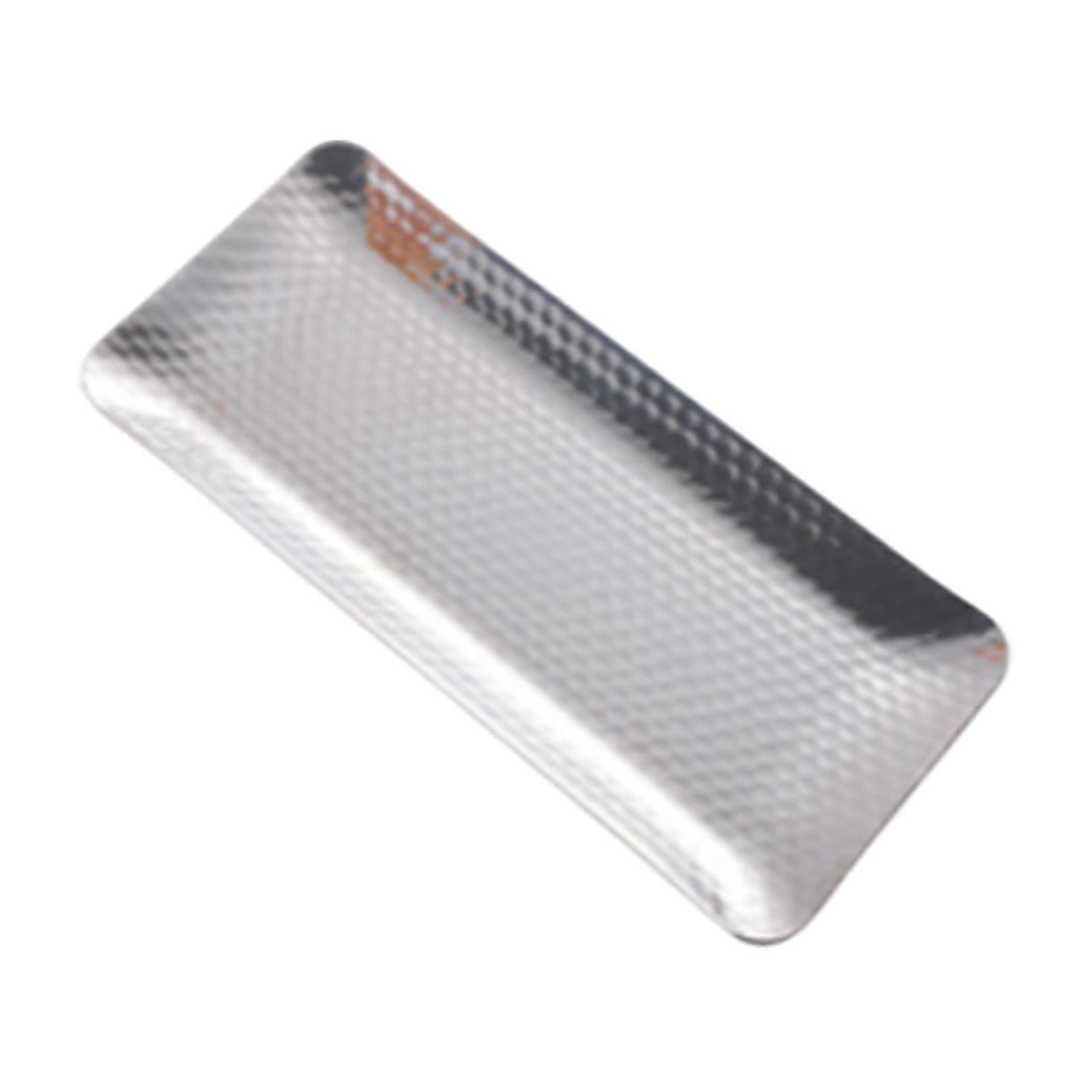 Counter Organizer Tray Makeup Vanity Tray Coffee Table Decor Tray Stainless