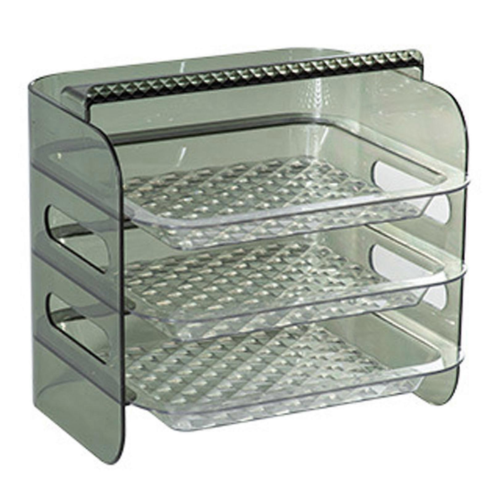 Multi Layer Food Tray Multifunctional Strong Capacity Durable Vegetable Fruit Preparation Plate