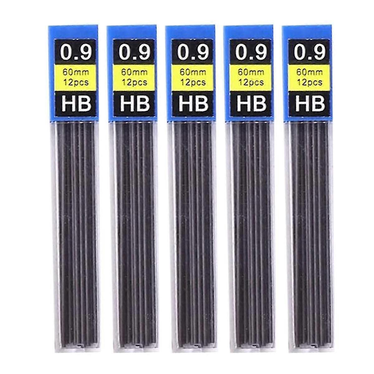 5 Pz/Set Matita Piombo Refill, Matita Refill Ufficio Scrittura Accessori Matita Studente Cancelleria Matita Ricariche (0.7mm)