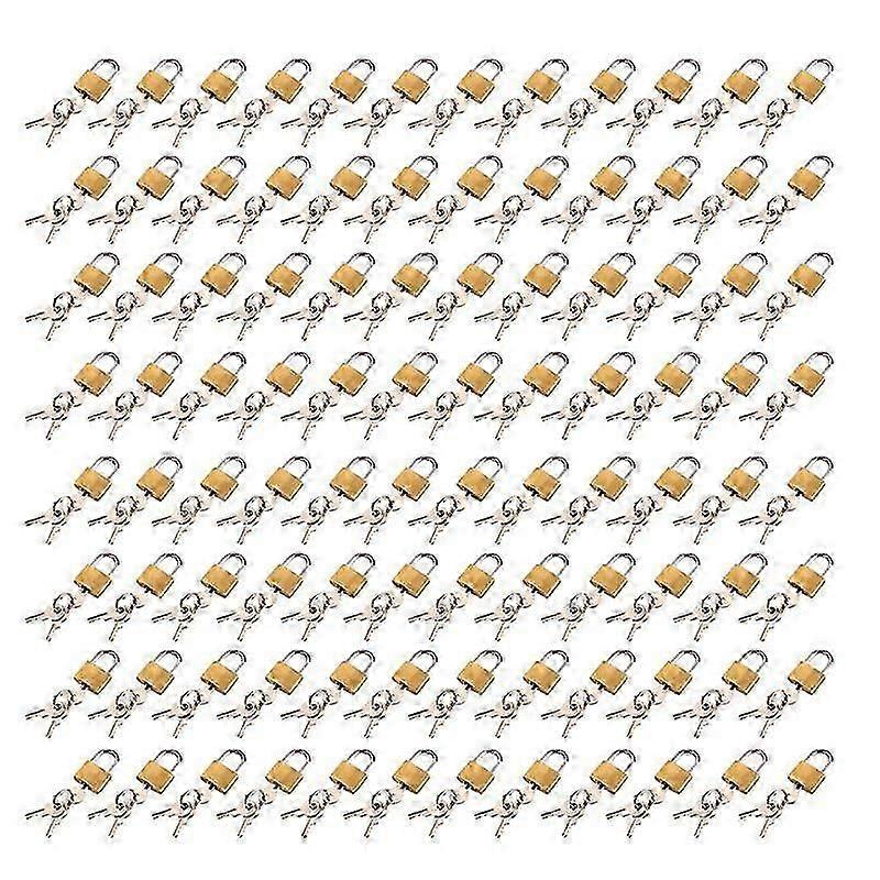 2026 new Mini Padlock Small Padlock Solid Brass Locks with Key for Luggage Lock, Backpack,Gym Locker Lock, S